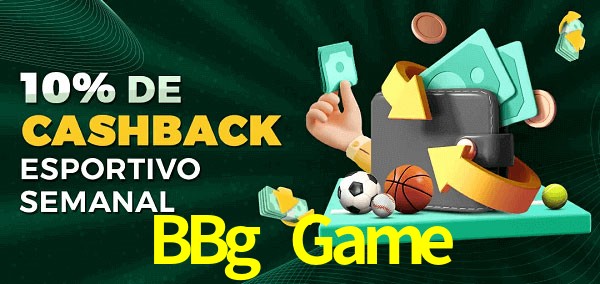 10% de bônus de cashback na BBg Game